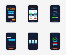 Design the Aloha Vibe for AirAi: 6 Mobile-First UI Mockups for Maui Vacation Rental SaaS entry by Ismail ginting