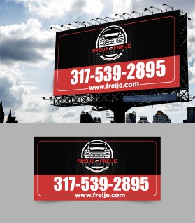 Freije & Freije Auctioneers Classic car banner design entry by Amit1991