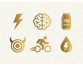 710 Bliss Energy Drink – Icon Set entry by mohdlaeeq817