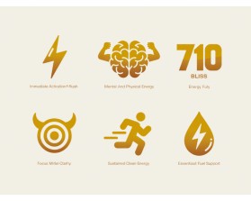 710 Bliss Energy Drink – Icon Set entry by mohdlaeeq817