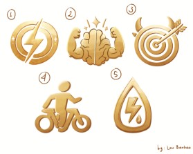 710 Bliss Energy Drink – Icon Set entry by Baobao