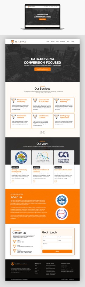 Website Redesign entry by Prakash Das