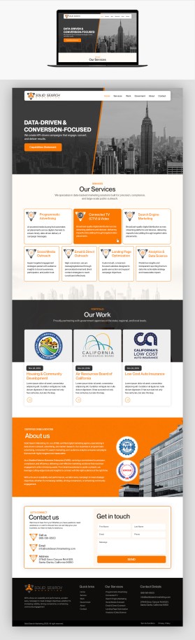 Website Redesign entry by Prakash Das