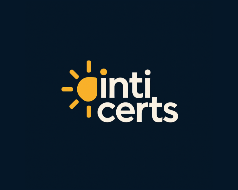 Logo Design for inti certs