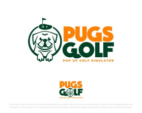 PUGS Golf entry by FXF Creations