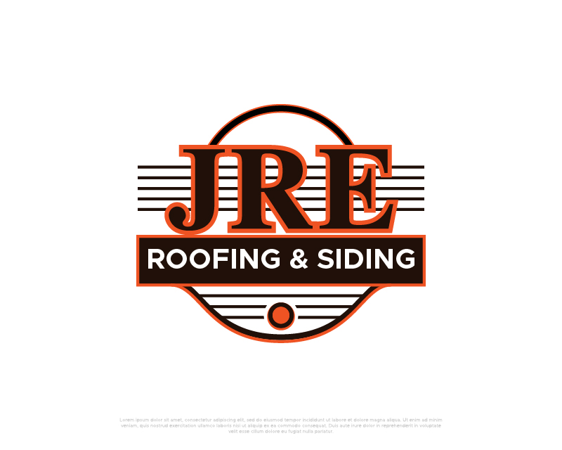 Logo Design for JRE Roofing and Siding