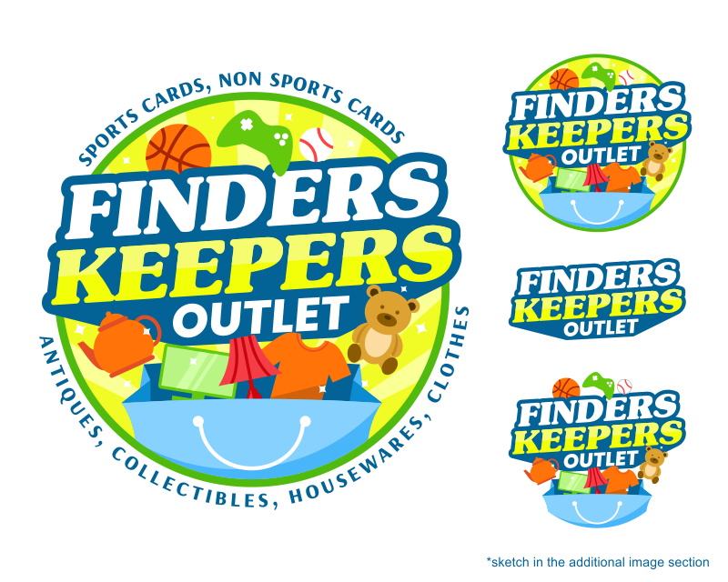 Logo Design for Finders Keepers Outlet