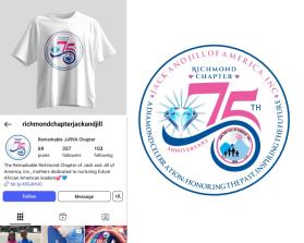 The Richmond Chapter is the chapter celebrating 75 years.  IG: @richmondchapterjackandjill entry by Guru kiran Amberkar