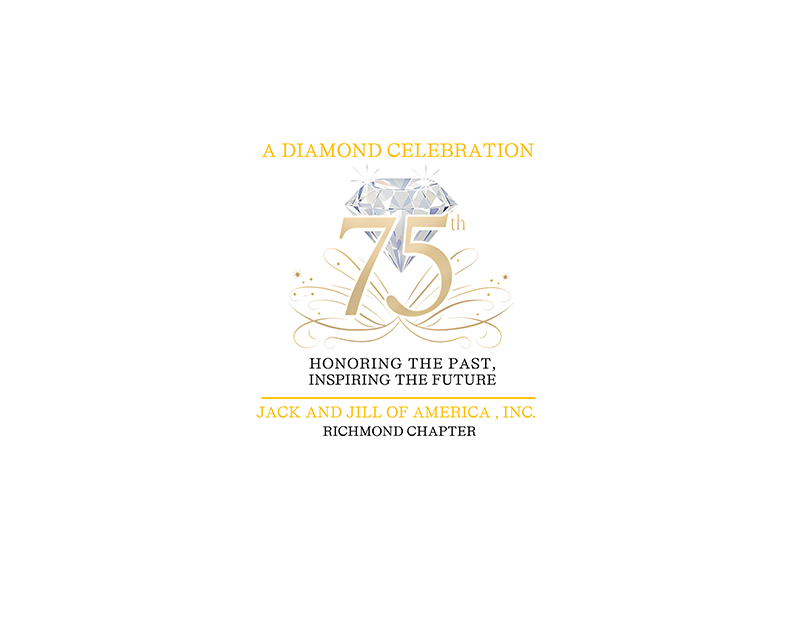 Logo Design for The Richmond Chapter is the chapter celebrating 75 years. IG: @richmondchapterjackandjill