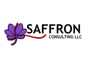 Saffron Consulting LLC (with "Saffron Consulting" in small caps - see upload for font) entry by mulia
