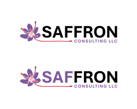 Saffron Consulting LLC (with "Saffron Consulting" in small caps - see upload for font) entry by Recrod Viente