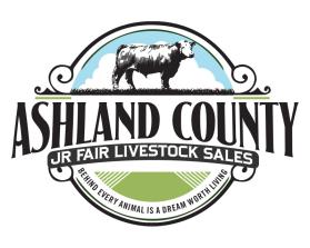 Ashland County Junior Fair Livestock Sales entry by Mark Brent Atkinson