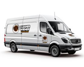 Die Cut Sticker for our cleaning business entry by Fabrizio Pappalardo