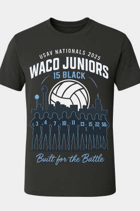Waco Juniors 15 Black USAV Nationals 2025 entry by Blossom06