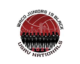 Waco Juniors 15 Black USAV Nationals 2025 entry by SynthArtful