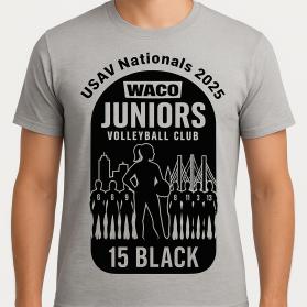 Waco Juniors 15 Black USAV Nationals 2025 entry by Blossom06