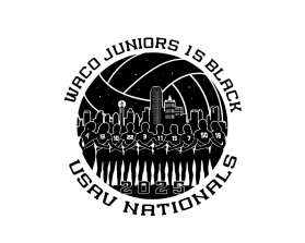 Waco Juniors 15 Black USAV Nationals 2025 entry by SynthArtful