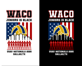 Waco Juniors 15 Black USAV Nationals 2025 entry by Jagad Langitan
