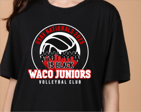 Waco Juniors 15 Black USAV Nationals 2025 entry by MarceloLabs