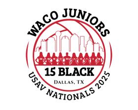 Waco Juniors 15 Black USAV Nationals 2025 entry by PJRYNT