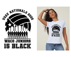 Waco Juniors 15 Black USAV Nationals 2025 entry by Jagad Langitan