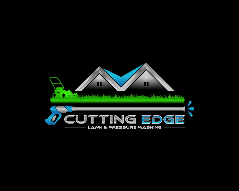 Logo Design for Cutting Edge Lawn & Pressure Washing