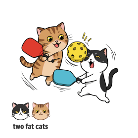 Graphic Design Entry 3692459 submitted by juanmontero to the contest for Two Fat Cats run by michaelleetr