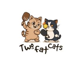 Graphic Design Entry 3690175 submitted by IRAWAN to the contest for Two Fat Cats run by michaelleetr