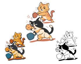 Two Fat Cats entry by lazar