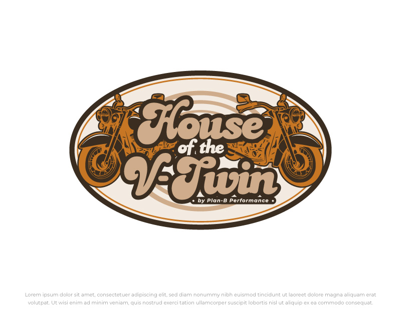 Logo Design for House of the V-Twin