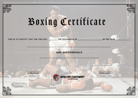 Arena Combat, certificate for rank entry by S M Saifuddin Khaled Chowdhury