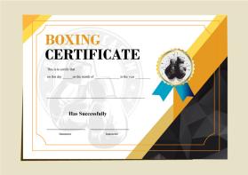 Arena Combat, certificate for rank entry by Bayu Agung Mahendra