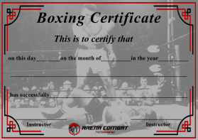 Graphic Design Entry 3696852 submitted by MistyDarke to the contest for Arena Combat, certificate for rank run by Scavone1983