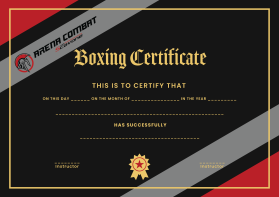 Arena Combat, certificate for rank entry by S M Saifuddin Khaled Chowdhury