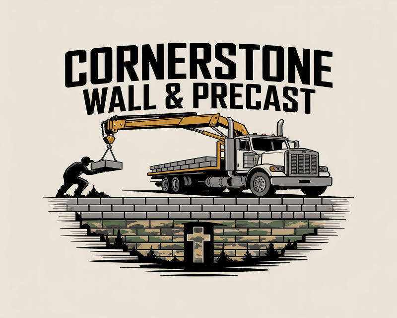 Logo Design for Cornerstone Wall & Precast
