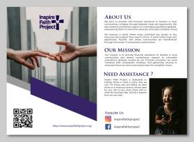 double sided design for post card for non profit charity. front is for people to donate money and the back is for people who need financial assists entry by bayu_desain88