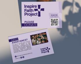 double sided design for post card for non profit charity. front is for people to donate money and the back is for people who need financial assists entry by joni0078