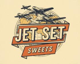 Jet Set Sweets entry by WhitteZhacles
