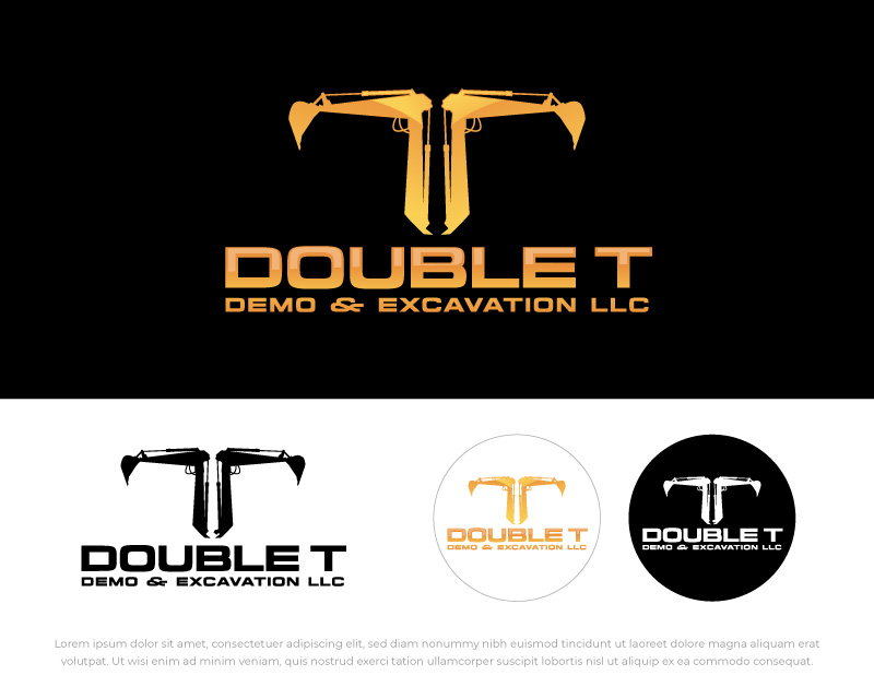 Logo Design for Double T Demo & Excavation