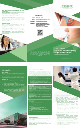 Brochure Design Entry 3701248 submitted by smsaifkhaled to the contest for Biowise Pharma Inc. run by irzalman