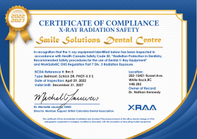 Certificate for Safety Inspection entry by Nas