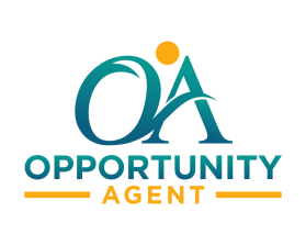 Please see logos below - I am looking for that concept - Opportunity Agent or just "OA" entry by mulia
