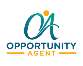 Please see logos below - I am looking for that concept - Opportunity Agent or just "OA" entry by mulia