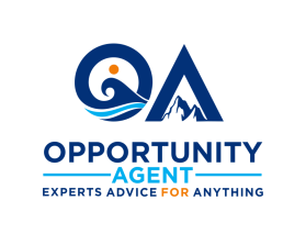 Please see logos below - I am looking for that concept - Opportunity Agent or just "OA" entry by Ilham Fajri