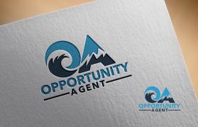 Please see logos below - I am looking for that concept - Opportunity Agent or just "OA" entry by LogoHants