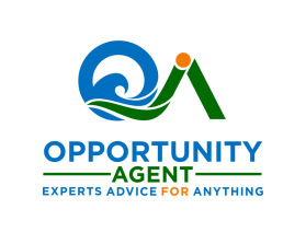 Please see logos below - I am looking for that concept - Opportunity Agent or just "OA" entry by Ilham Fajri