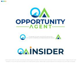 Please see logos below - I am looking for that concept - Opportunity Agent or just "OA" entry by FXF Creations