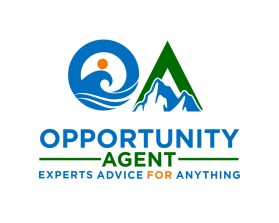 Please see logos below - I am looking for that concept - Opportunity Agent or just "OA" entry by Ilham Fajri