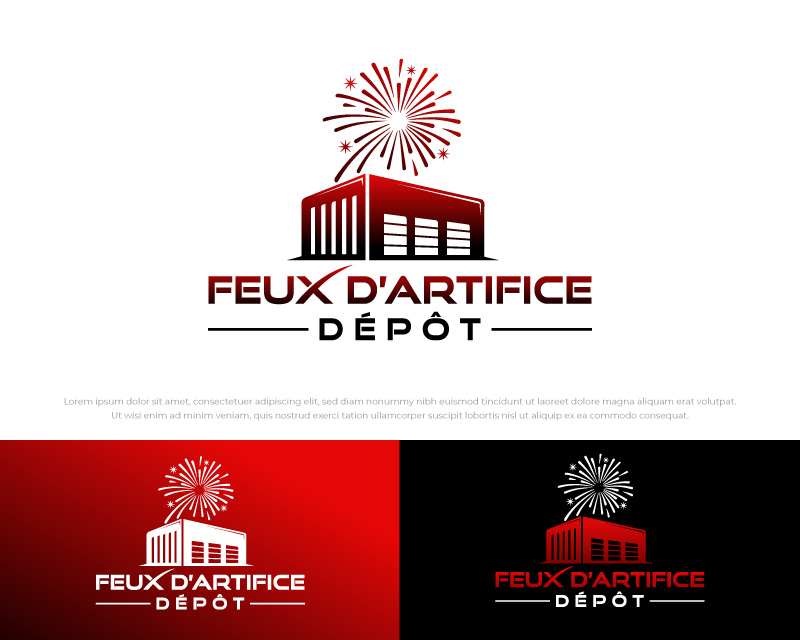 Graphic Design for Feux d’artifice Dépôt