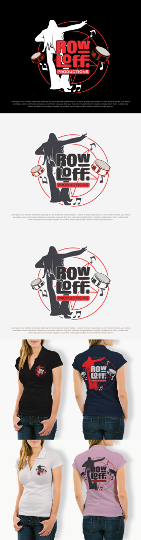 Row-Loff Productions  t-shirt design entry by Urke